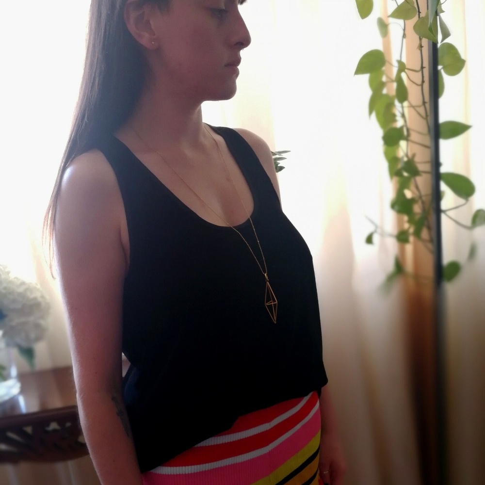 Halogen velvet racerback top